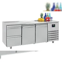 CombiSteel 700 Kühltisch 2 Türen 2 Schubladen Energy Line
