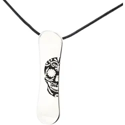 Silver+Surf Snowboard Skull Silber Schmuck Silver Surf silber