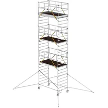 Günzburger Munk Rollgerüst SG 1,35 x 2,45 m mit Ausleger & Doppel-Plattform Plattformhöhe 7,55 m