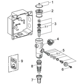 Grohe 37153000 WC-Druckspüler