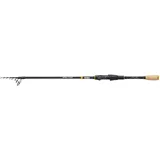 Mitchell Epic MX2 Tele Spinnrute | Teleskopische Carbon Angelrute für das Süßwasser & Raubfischangeln | Leichte reisefreundliche Rute für Hecht, Barsch & Köderfischen | Schwarz/Gold, 1.2m, 5g