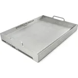 Grillrost.com Das Original Griddle 550 cm x 386 cm rostfrei Silber
