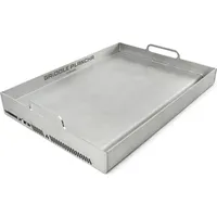 Grillrost.com Das Original Griddle 550 cm x 386 cm rostfrei Silber