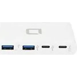 Dicota USB-C Portable Hub 4-in-1 - Weiß