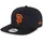 New Era 9Fifty Snapback Cap San Francisco schwarz S/M