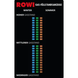 ROWI Gasfüllstandsanzeige HGA 1/1 L.100 mmxB.62 mmxH.2mm G.10g ROWI