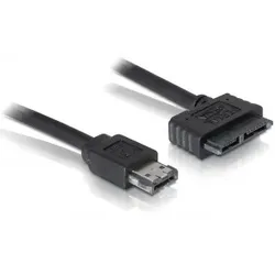 Delock Power Over eSATA cable - Power Over eSATA-Kabel - Slimline SATA (W)