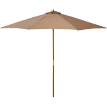 Outsunny Sonnenschirm Ø 300 cm Khaki
