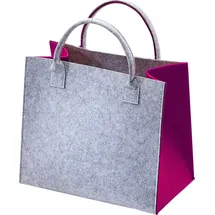 Kobolo Filztasche Shopper grau