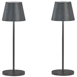 meine wunschleuchte easy! BY FHL LED Außen-Tischleuchte Schwarz 2 St.