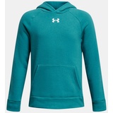 Under Armour Rival Fleece Hoodie circuit teal white L