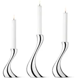 Georg Jensen Kerzenleuchter Cobra Edelstahl Silber