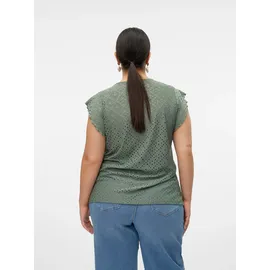 Vero Moda Curve Vmctassa SL FRILL TOP NOOS Cur - Plus Size - XL