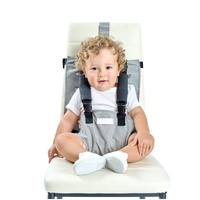 Hochstuhl Tragbar für Babys - Kinderstuhl und Sitzerhöhung mit Neugeborenenaufsatz - Klappbar und ab Geburt Nutzbar - Komfort und Sicherheitsgurt für Essen am Tisch-Ab 6 Monate geeigne