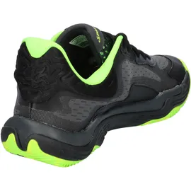 Under Armour Unisex Basketballschuhe Spawn 7 3028461-004 42.5 - Black/HYPER GREEN/Metallic Black - 42.5