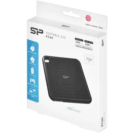Silicon Power PC60 256 GB USB 3.2 Schwarz SP256GBPSDPC60CK