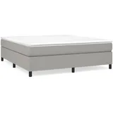vidaXL Boxspringbettgestell 180 x 200 cm Hellgrau