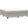 vidaXL Boxspringbettgestell 180 x 200 cm Hellgrau