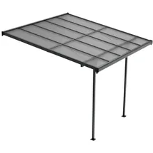 Juskys Terrassendach Borneo 300 x 300 cm anthrazit