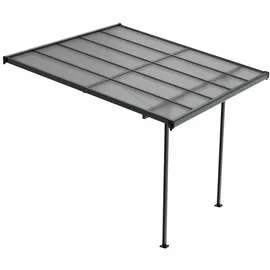 Juskys Terrassendach Borneo 300 x 300 cm anthrazit