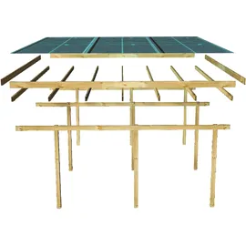 Karibu Eco Doppel 1 5,09 x 3,87 m kdi inkl. 1 Rundbogen