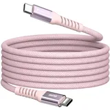 Verbatim Sync&Charge 60W 120cm USB-C/USB-C Magnetic pink 31853
