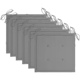 vidaXL Gartenstuhl klappbar 48,2 x 57 x 91 cm braun 6 St.