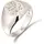 KUZZOI Ring Rose Silber 62