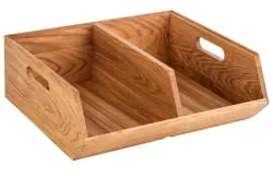APS Buffet Box, aus geöltem Eichenholz 11729 , 1 Box, 2 Fächer