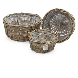 Spetebo Pflanzschale 30 x 26 x 21 cm Natur