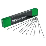 dtswiss DT SWISS Speichen Champion M 2X268Mm Karton 100 Stück Schwarz Nirosta Ohne Nippel