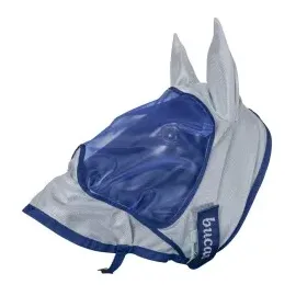 Bucas Buzz-Off Deluxe Fliegenmaske M 135 blau