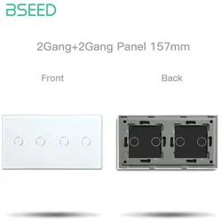 BSEED-Glasschalttafeln Weiß Zweipolig Zweipolig