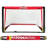 BazookaGoal Fußballtor Rot/Weiß 120 x 75 cm