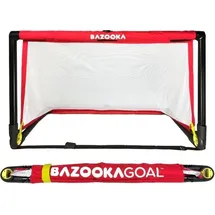 BazookaGoal Fußballtor Rot/Weiß 120 x 75 cm