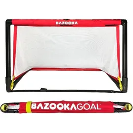 BazookaGoal Fußballtor Rot/Weiß 120 x 75 cm