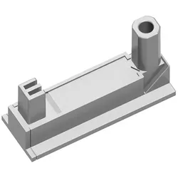 Bachmann Stromleisten-Befestigungsschelle - weiß, RAL 9010 (Packung mit 2)