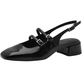 TAMARIS SLingSchwarzLack für Damen, schwarz, Größe 41 EU