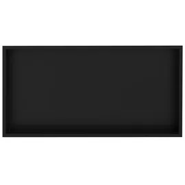 luxebath Wandnische Edelstahl 60x30x10 cm Schwarz