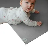SanoSoft Krabbelmatte - Oeko-Tex® Grau | Gr.: 60 x 140 cm