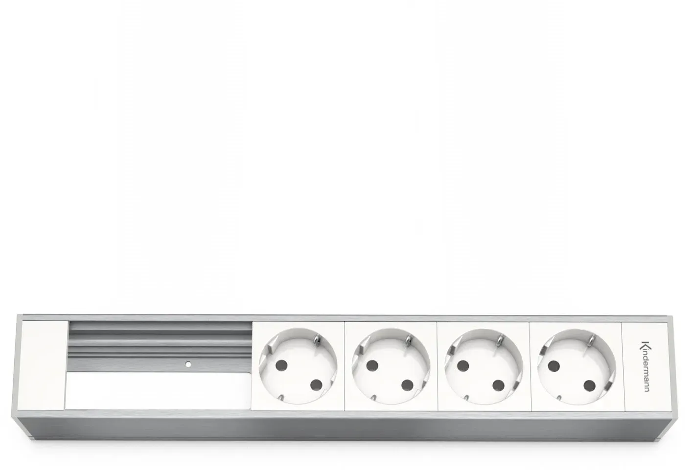 Kindermann CablePort Modulträger 6-fach, 4x Strom