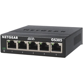 Netgear GS305-300PES 5-Port Gigabit Ethernet (10/100/1000)