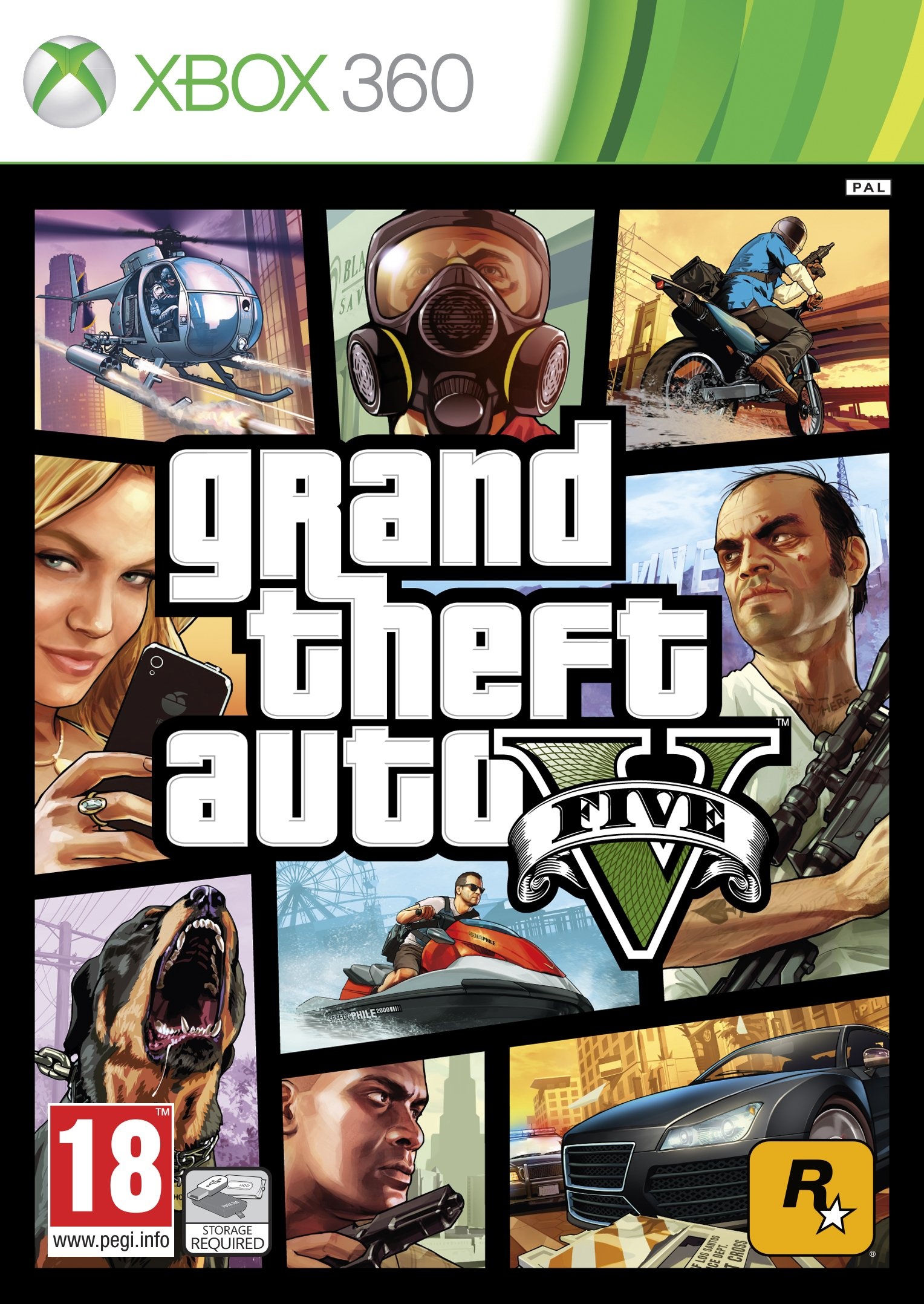 Microsoft Grand Theft Auto V (Xbox 360) [Import UK]