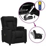 vidaXL Massagesessel mit Aufstehhilfe Schwarz Stoff