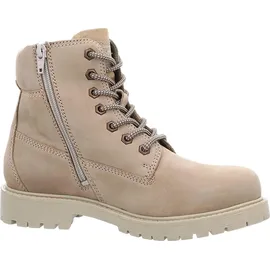 Dockers Camel Active Schnürstiefelette in beige | Gr.: 36