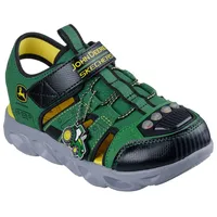 SKECHERS S Lights-hypno-spla. 407070L-GNBK Kinder - grün