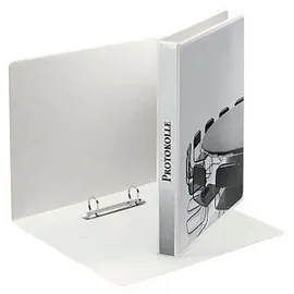 Esselte Präsentationsringbücher 2-Ringe weiß 3,8 cm DIN A4