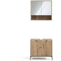 Vicco Badmöbel-Set Eliza Viking Oak 2 Teile