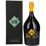 V8+ SANDRO Prosecco Extra Dry DOC 11% Vol. 1,5l in Geschenkbox