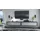 Vladon Lana Lowboard 120 x 29 x 37 cm Schwarz matt/MDF